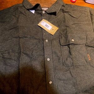 Legendary Whitetails Grey button-down shirt